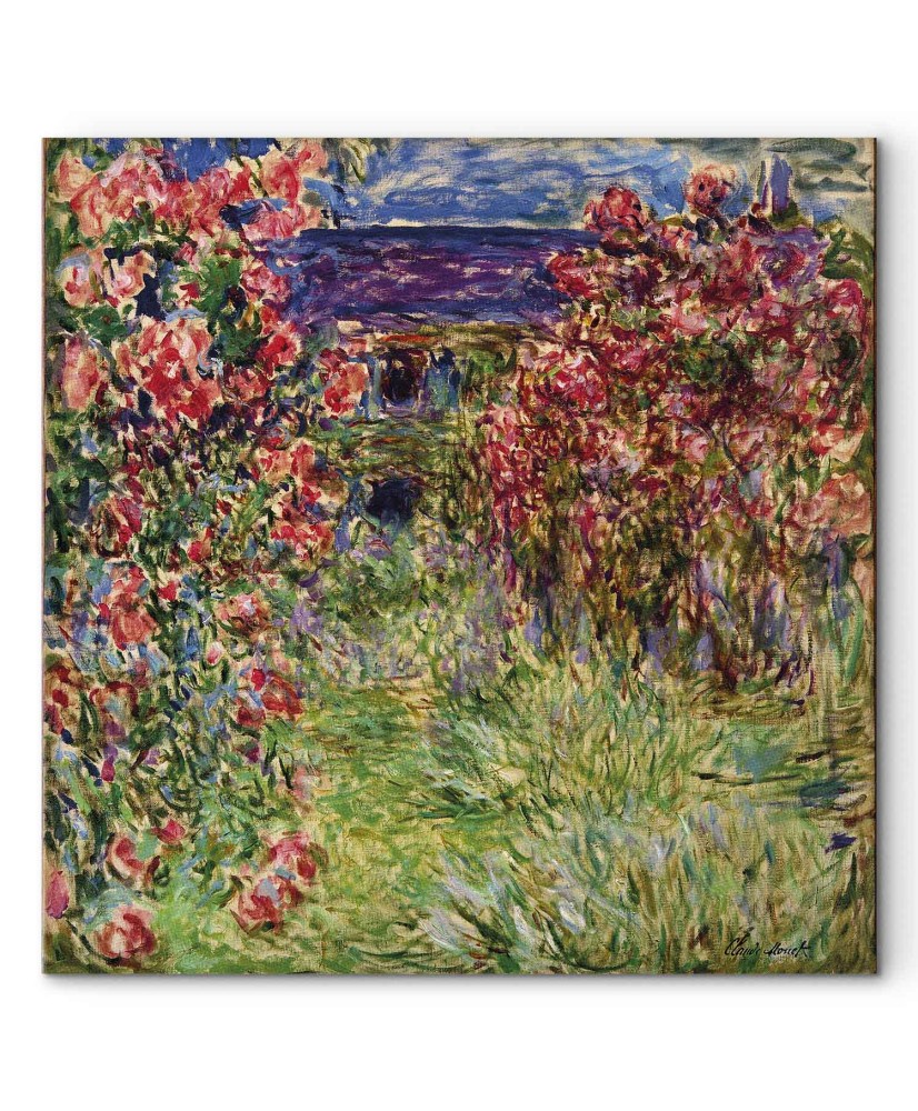 Paveikslas Claude Monet - Namas rožėse