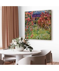 Paveikslas Claude Monet - Namas rožėse