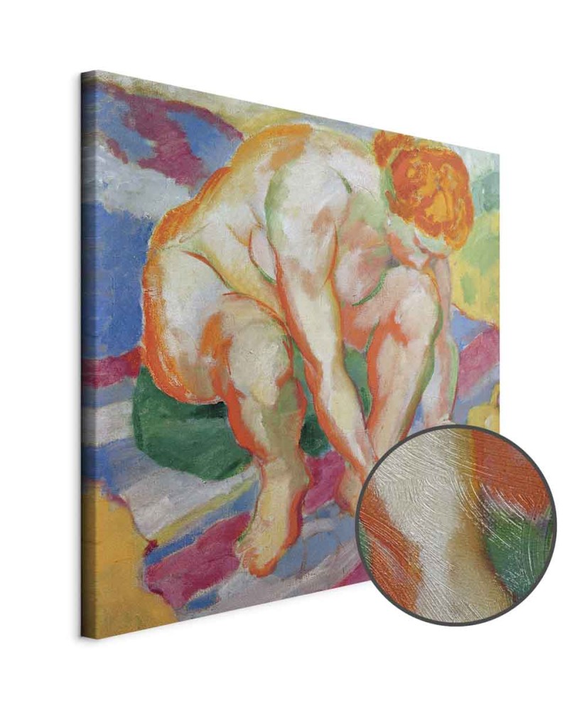 Paveikslas Franz Marc - Aktas su kate