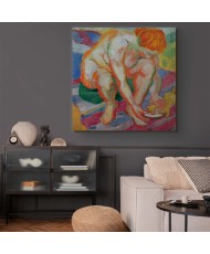 Paveikslas Franz Marc - Aktas su kate