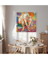 Paveikslas Franz Marc - Aktas su kate