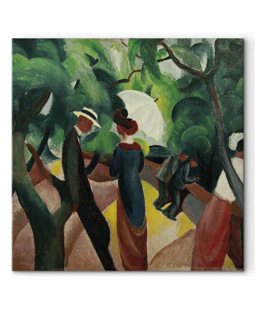 Paveikslas August Macke - Promenada