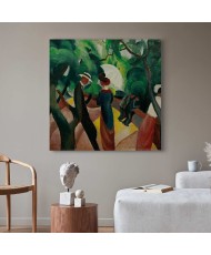 Paveikslas August Macke - Promenada
