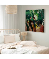 Paveikslas August Macke - Promenada