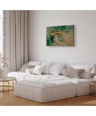 Paveikslas Berthe Morisot - Ant suolo Bulonės miške