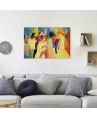 Paveikslas August Macke - Su geltonu švarku