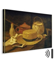 Paveikslas Vincent van Gogh - Natiurmortas su geltona šiaudine skrybėle