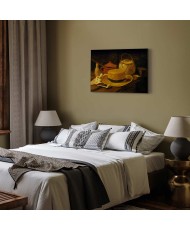 Paveikslas Vincent van Gogh - Natiurmortas su geltona šiaudine skrybėle