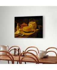 Paveikslas Vincent van Gogh - Natiurmortas su geltona šiaudine skrybėle