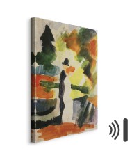 Paveikslas August Macke - Pora parke