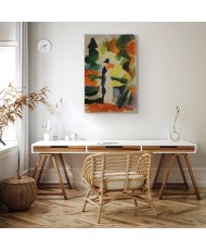 Paveikslas August Macke - Pora parke