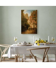 Paveikslas Carl Spitzweg - Geradaris, dovanojantis gėles