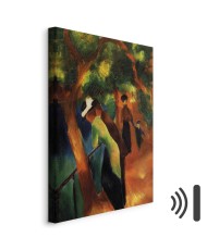 Paveikslas August Macke - Saulėtas takas