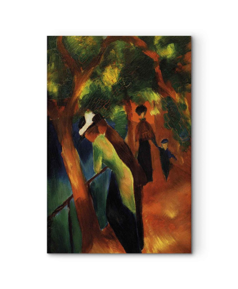 Paveikslas August Macke - Saulėtas takas