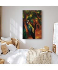 Paveikslas August Macke - Saulėtas takas