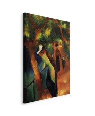 Paveikslas August Macke - Saulėtas takas