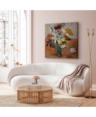 Paveikslas Vincent van Gogh - Natiurmortas su japoniška vaza, rožėmis ir anemonais