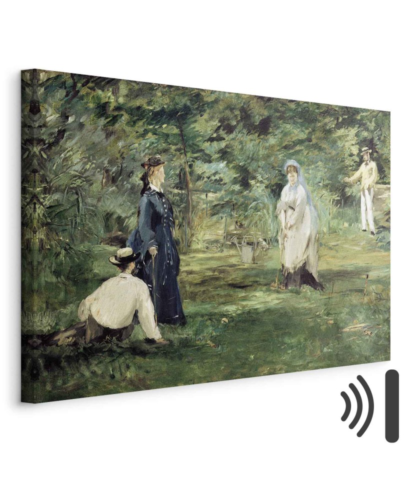 Paveikslas Edouard Manet - Kroketo vakarėlis Paryžiuje