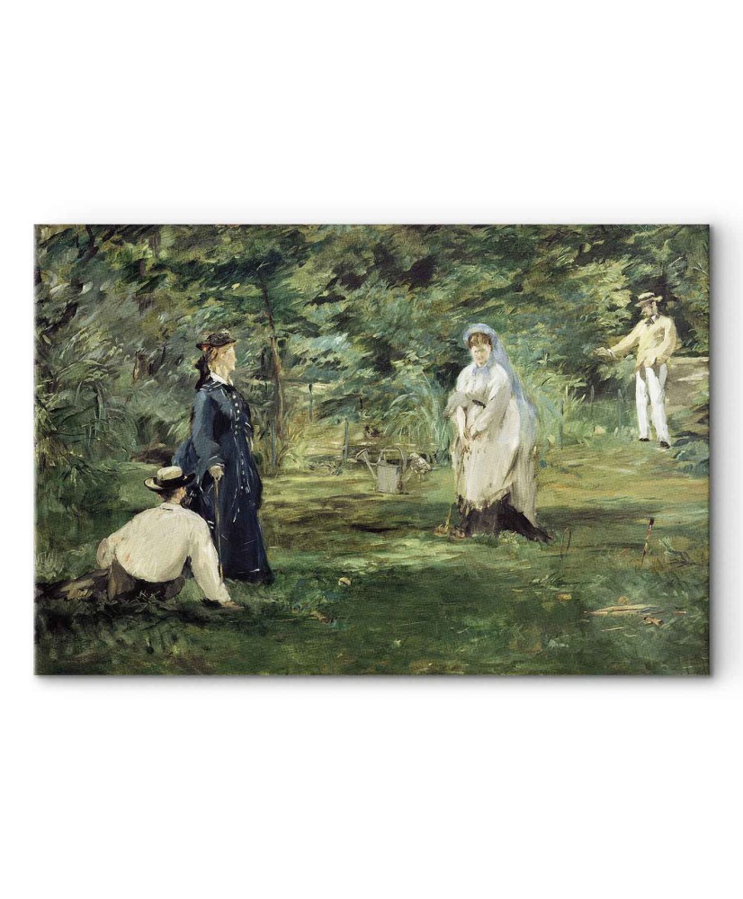 Paveikslas Edouard Manet - Kroketo vakarėlis Paryžiuje