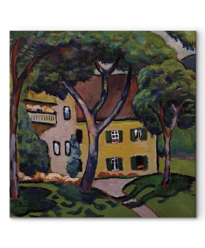 Paveikslas August Macke - Staudacherio namas Tegernsee