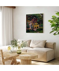 Paveikslas August Macke - Staudacherio namas Tegernsee