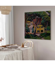 Paveikslas August Macke - Staudacherio namas Tegernsee