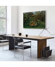 Paveikslas Henri Rousseau - Alkanas liūtas puola antilopę