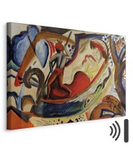 Paveikslas August Macke - Nuogos merginos valtyje