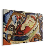 Paveikslas August Macke - Nuogos merginos valtyje