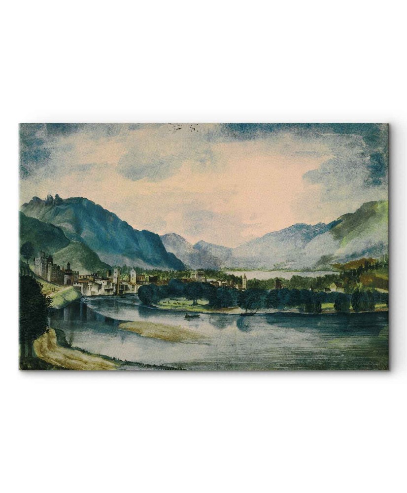 Paveikslas Albrecht Dürer - Trento vaizdas iš šiaurės