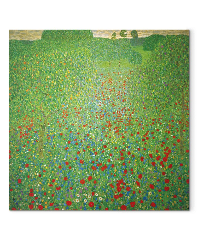 Paveikslas Gustav Klimt - Aguonų laukas