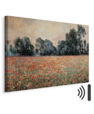 Paveikslas Claude Monet - Laukas su laukinėmis aguonomis