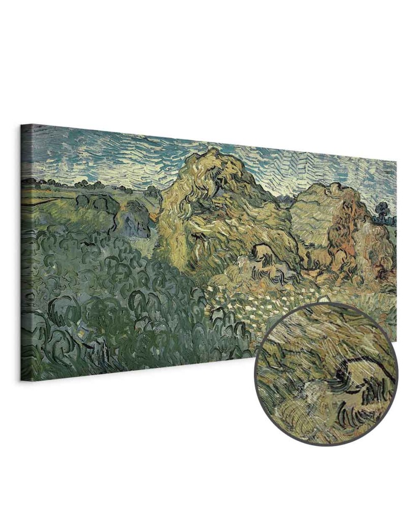 Paveikslas Vincent van Gogh - Laukas su javų pėdais