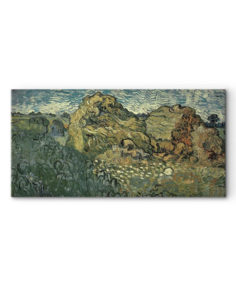 Paveikslas Vincent van Gogh - Laukas su javų pėdais