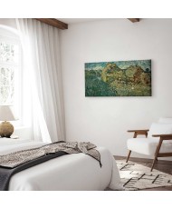 Paveikslas Vincent van Gogh - Laukas su javų pėdais