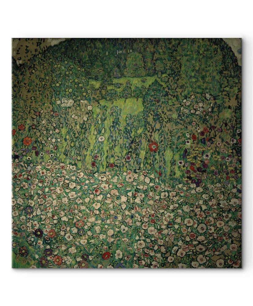 Paveikslas Gustav Klimt - Sodo peizažas su kalvos viršūne