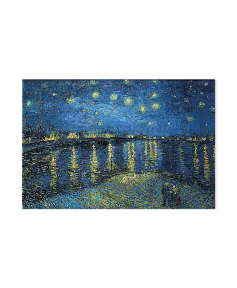 Paveikslas Vincent van Gogh - Žvaigždėta naktis virš Ronos