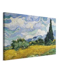 Paveikslas Vincent van Gogh - Kviečių laukas su kiparisais