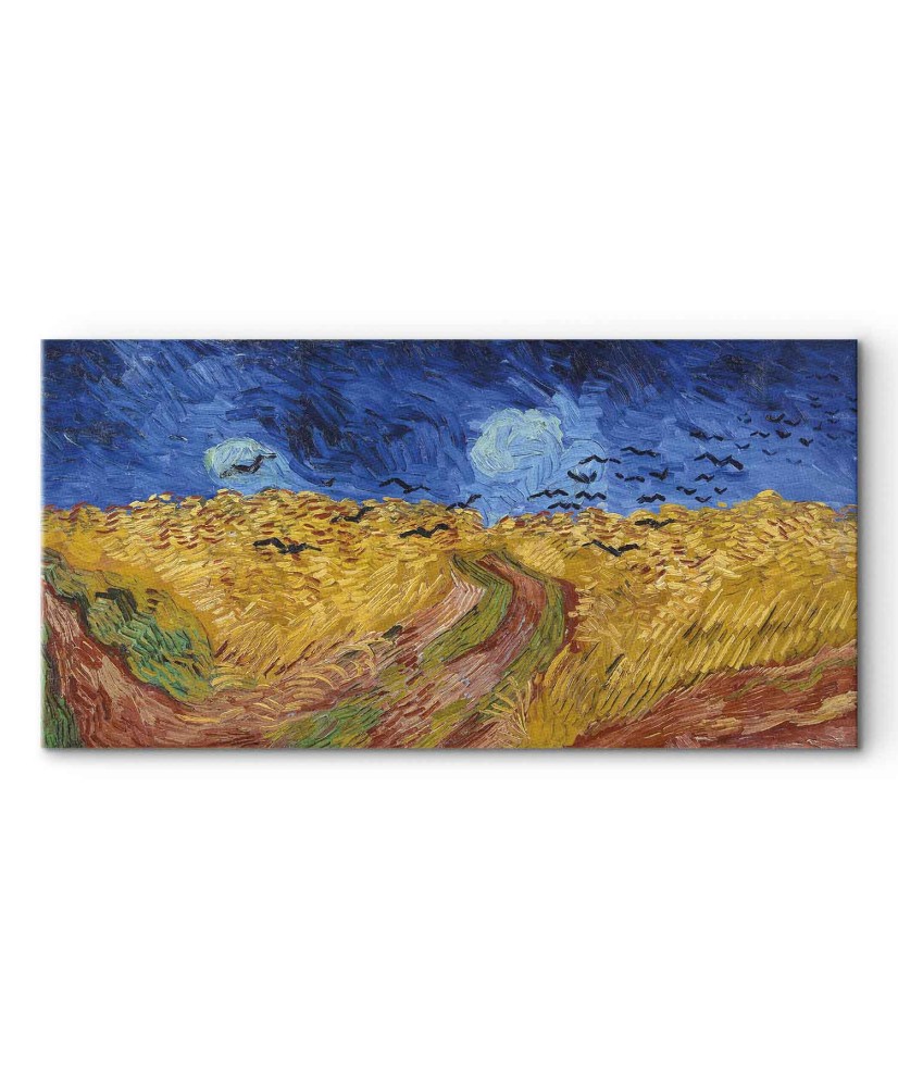 Paveikslas Vincent van Gogh - Kviečių laukas su varnomis