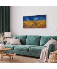 Paveikslas Vincent van Gogh - Kviečių laukas su varnomis