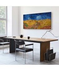 Paveikslas Vincent van Gogh - Kviečių laukas su varnomis