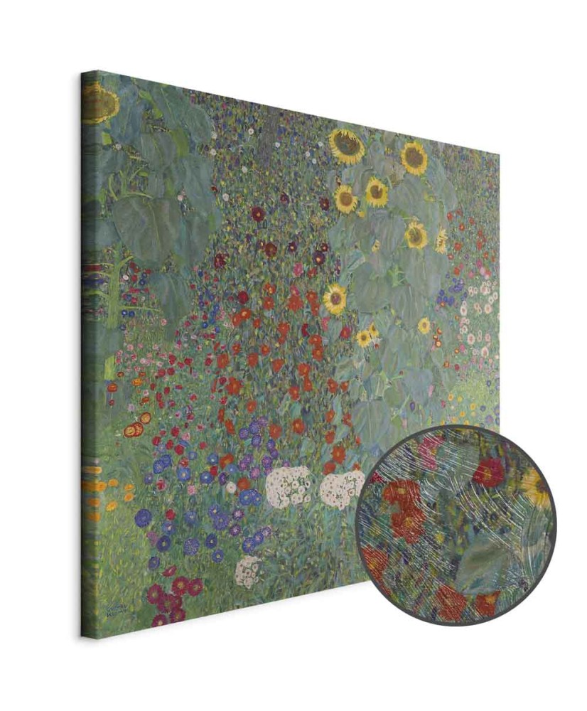 Paveikslas Gustav Klimt - Ūkio sodas su saulėgrąžomis