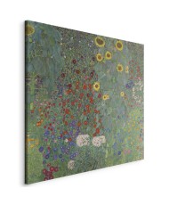 Paveikslas Gustav Klimt - Ūkio sodas su saulėgrąžomis