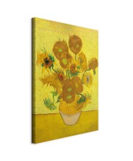 Paveikslas Vincent van Gogh - Natiurmortas. Vaza su penkiolika saulėgrąžų