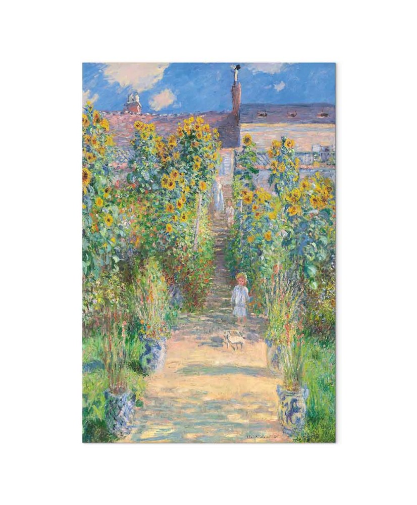 Paveikslas Claude Monet - Monė sodas Vétheuil