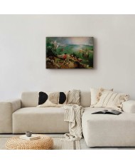 Paveikslas Pieter Bruegel Vyresnysis - Peizažas su Ikaro žūtimi