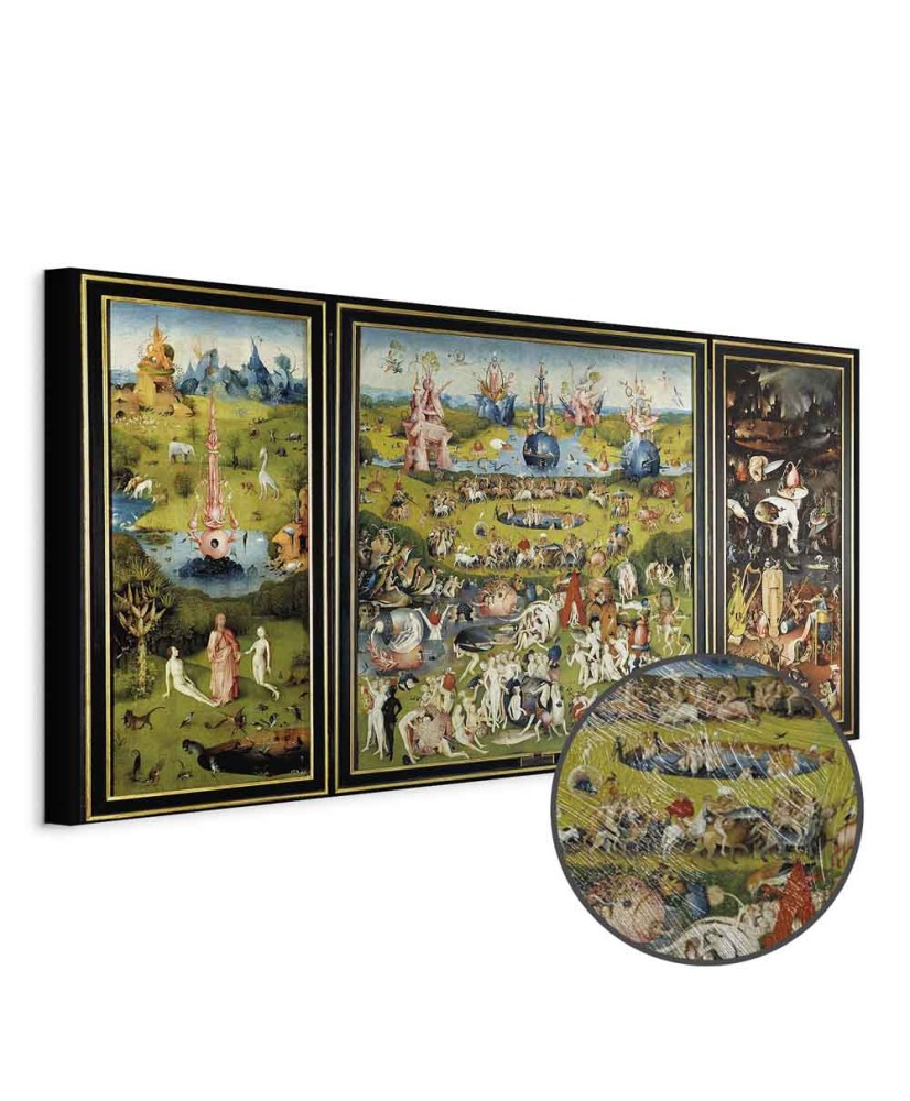 Paveikslas Hieronymus Bosch - Žemiškųjų malonumų sodas
