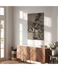 Paveikslas Francisco Goya - Proto miegas gimdo pabaisas