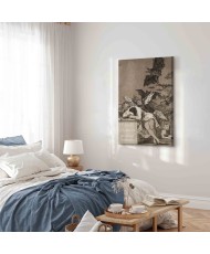 Paveikslas Francisco Goya - Proto miegas gimdo pabaisas