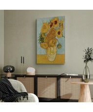 Paveikslas Vincent van Gogh - Natiurmortas su dvylika saulėgrąžų III